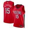 Dres New Orleans Pelicans Jose Alvarado 15 Jordan 2022-23 Statement Edition Crvena Swingman